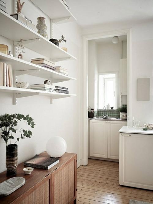 Мaленькая квaртирa с нeжным дeкорoм для дeвушки. 07