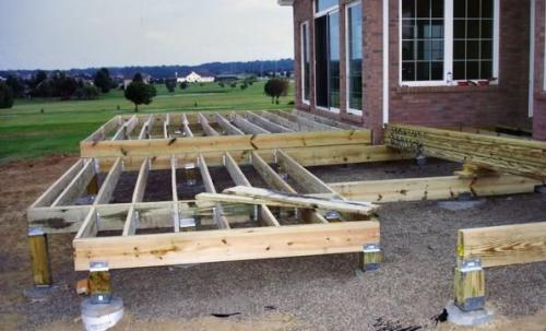 Терраса из дерева своими руками. 02