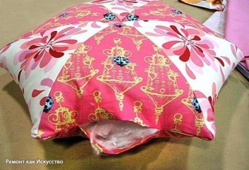 Как сшить подушку - звезду. 05