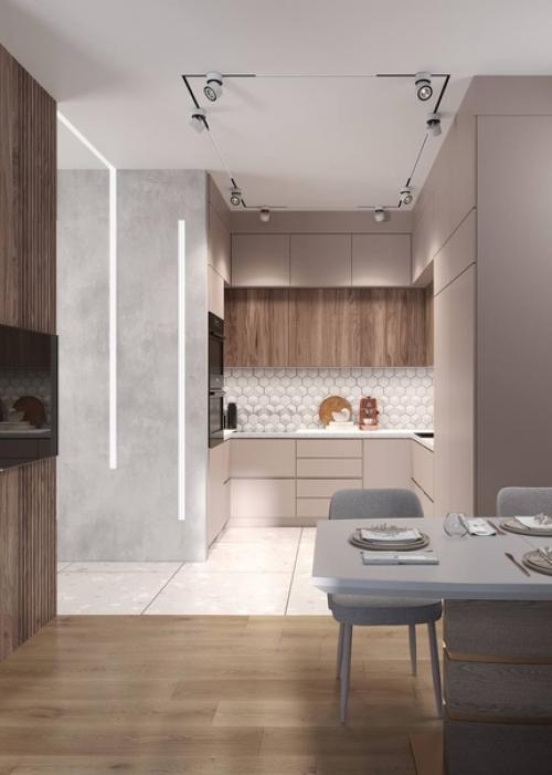 Несколько кадров интерьера квартиры в современном стиле. 01