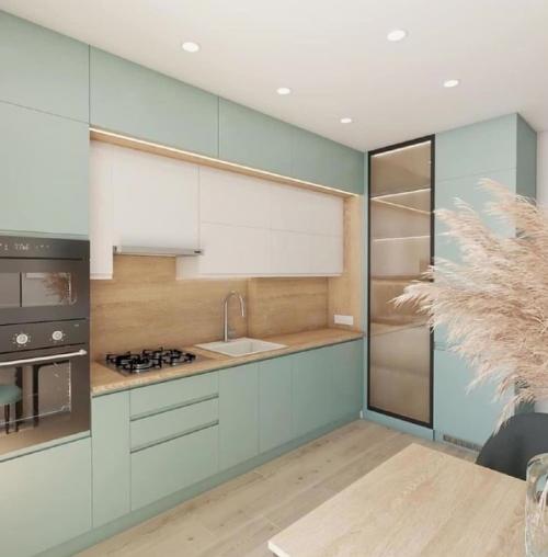 Только в том случае, если вы любите мятный цвет в интерьере - присмотритесь к такому варианту оформления квартиры. 04