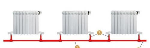 Система отопления дома Ленинградка. 07