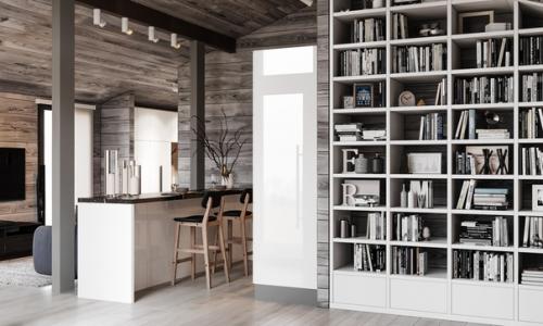 Дизайн загородного дома для зимнего отдыха. 05