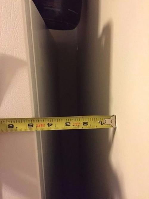 Скрытая полка за холодильником. 02