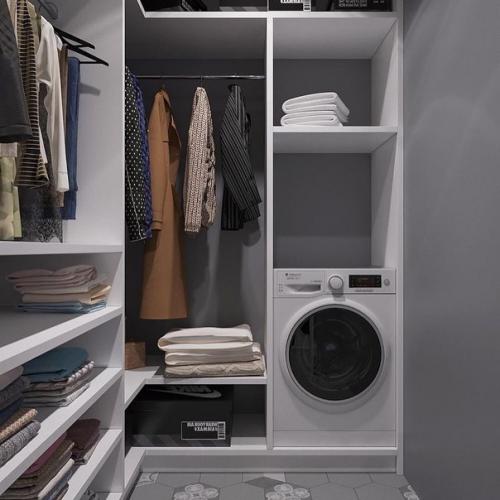 Шикарный дизайн - проект небольшой квартиры с грамотным зонированием. 08