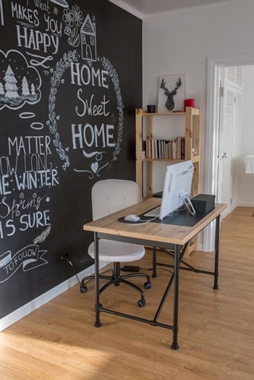 Кухня - гостиная в скандинавском стиле после ремонта. 06