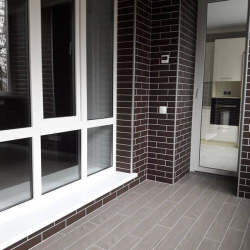 Закончили лоджию.  Утеплили, вынесли радиатор, закончили отделку. 03