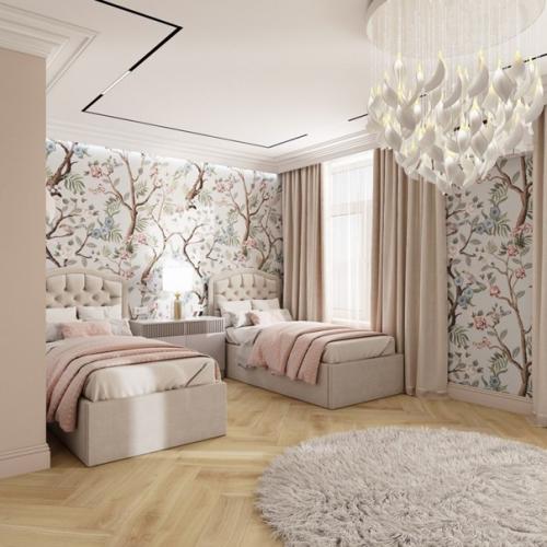 Невероятная детская комната в нейтральных оттенках. 03