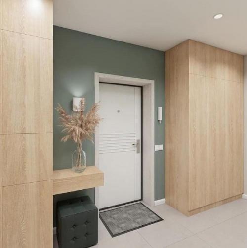 Только в том случае, если вы любите мятный цвет в интерьере - присмотритесь к такому варианту оформления квартиры. 08