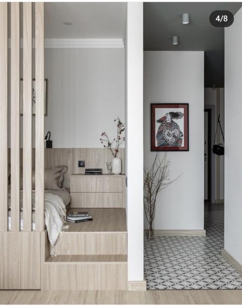 Альков - углубление в стене комнаты, которое станет не только отличным стилистическим решением, но и поможет рационально организовать пространство. 04