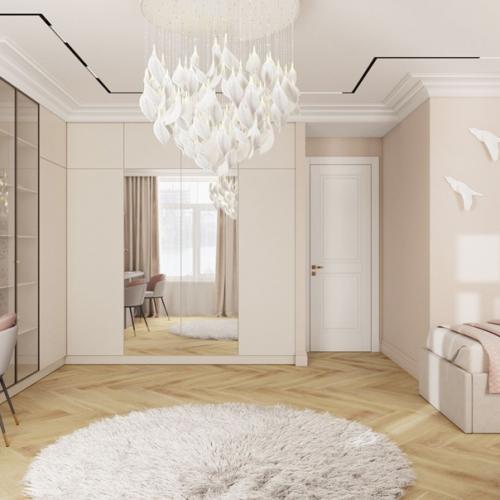 Невероятная детская комната в нейтральных оттенках. 02