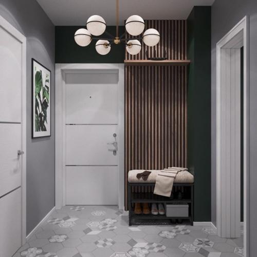 Шикарный дизайн - проект небольшой квартиры с грамотным зонированием. 07