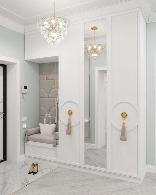 Классический интерьер квартиры с невероятно красивой мебелью. 04