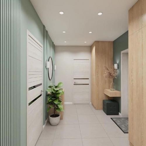 Только в том случае, если вы любите мятный цвет в интерьере - присмотритесь к такому варианту оформления квартиры. 09