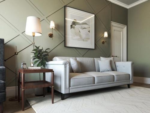 Иньерьер просторного кабинета. 04