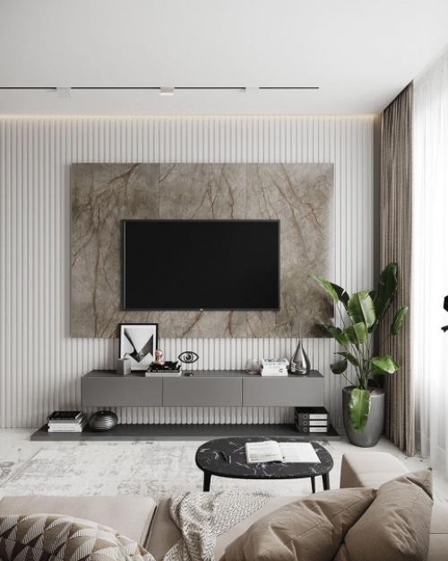 Нейтральный интерьер в современном стиле. 04