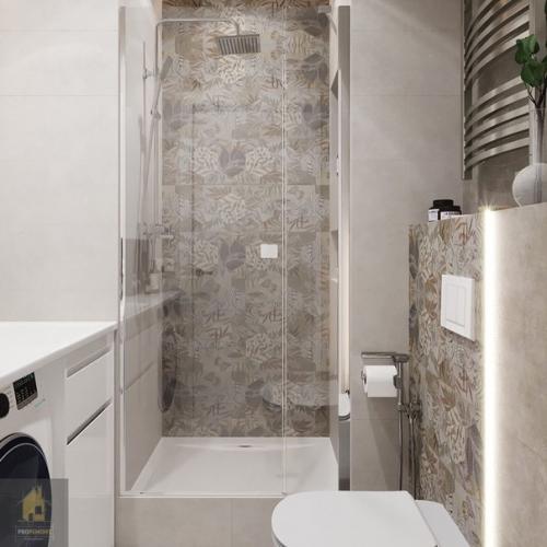 Три варианта дизайн - проектов для небольших санузлов. 01