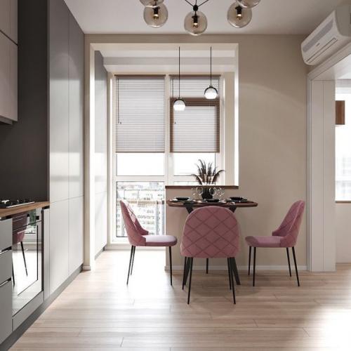 Шикарный дизайн - проект небольшой квартиры с грамотным зонированием. 06