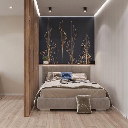 Шикарный дизайн - проект небольшой квартиры с грамотным зонированием. 02