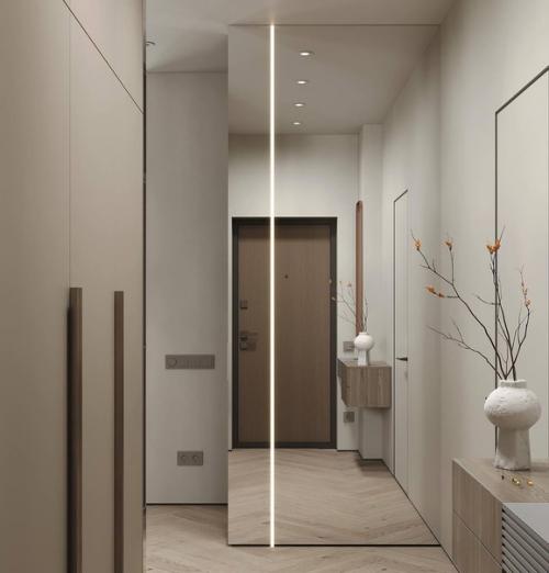 Интерьер квартиры в современном стиле и с приятным сочетанием оттенков. 05