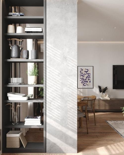 Стильный дизайн - проект кухни и прихожей. 03