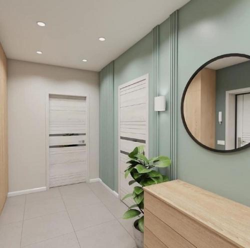 Только в том случае, если вы любите мятный цвет в интерьере - присмотритесь к такому варианту оформления квартиры. 07