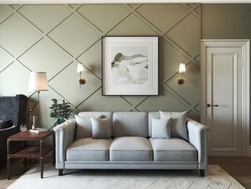 Иньерьер просторного кабинета. 01