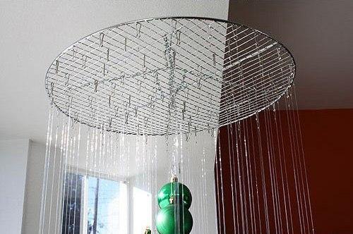 Подвесная ёлка из шариков своими руками. 03