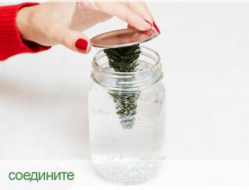 Простой способ стеклянный снежный шар своими руками сделать. 02