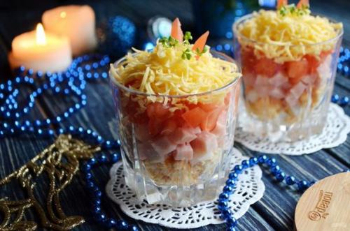 Топ - 10 закусок и салатов на новый 2018 год собаки! 08