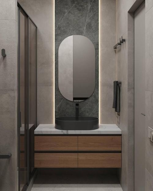 Интерьер квартиры в современном стиле и с приятным сочетанием оттенков. 08