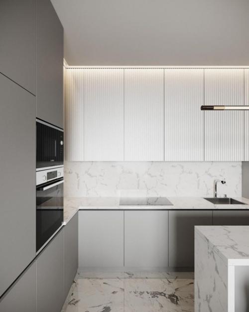 Нейтральный интерьер в современном стиле. 06