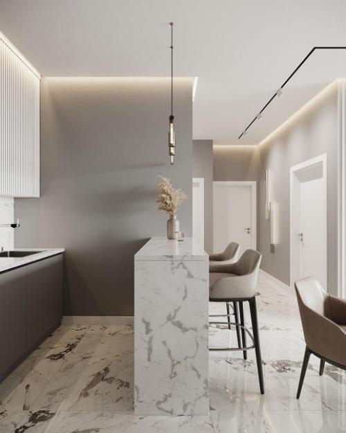 Нейтральный интерьер в современном стиле. 07