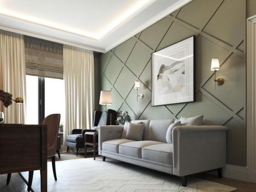 Иньерьер просторного кабинета. 02