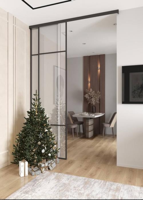 Несколько кадров интерьера квартиры в современном стиле. 06