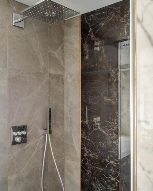 Школа ремонта.  Ванная комната хозяев из реализованного проекта. 01