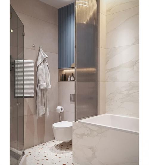 Просто уютная ванная из нашего проекта. 04