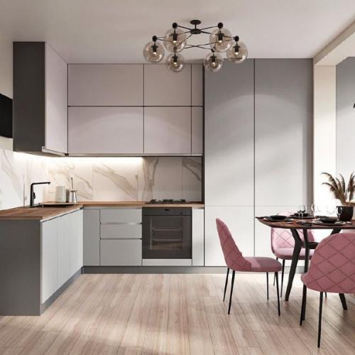 Шикарный дизайн - проект небольшой квартиры с грамотным зонированием. 04