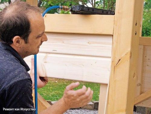 Строительство беседки из дерева. 09 Строительство беседки из дерева. 09