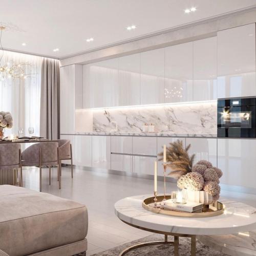 Очередной шикарный интерьер, на который можно сильно залипнуть и даже немного позавидовать. 06