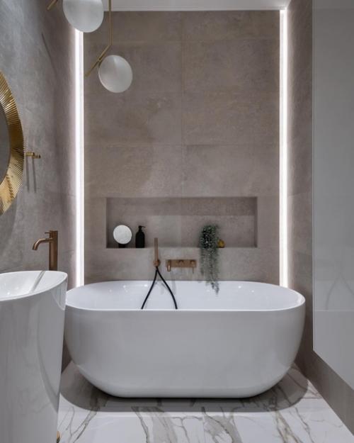 Ванная комната с интересными идеями оформления. 02