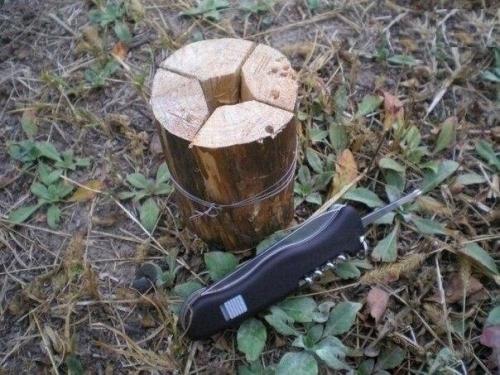 Мы делаем своими руками Финскую Свечу. 05