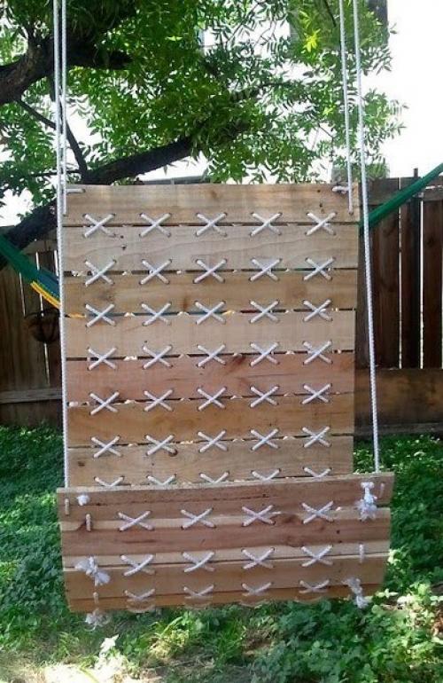 Гамак - кресло для дачи своими руками. 08