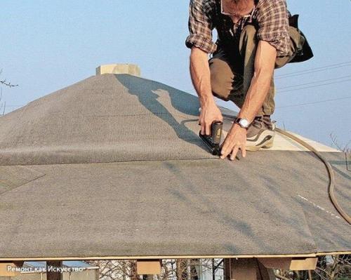 Строительство беседки из дерева. 06 Строительство беседки из дерева. 06