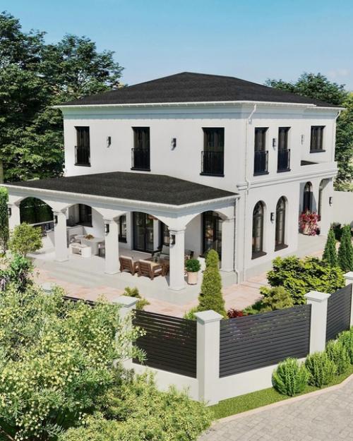 Арки и простая отделка секрет уюта этого проекта. 02