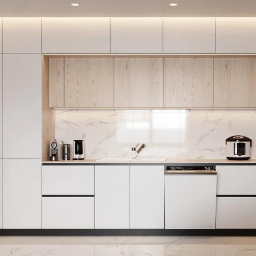 Кухня - гостиная и коридор из одного проекта. 03