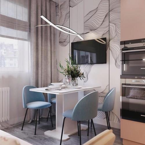 Вариант дизайнерского проекта для кухни в 13 кв. 02