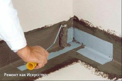 Гидроизоляция пола в ванной комнате своими руками. 07