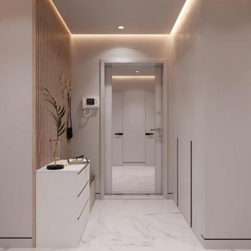 Кухня - гостиная и коридор из одного проекта. 08