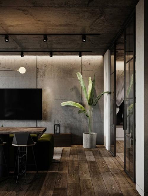 Можно отнести этот дизайн к стилю лофт? 06